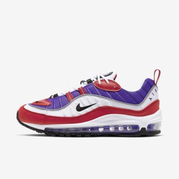 Nike Air Max 98 - Női Utcai Cipő - Lila/Piros/Fehér/Fekete